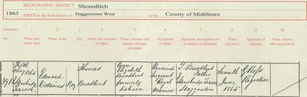 birth certificate