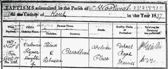 baptism record
