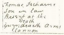 Thomas Treharne signature
